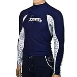 XCel Men's Longsleeve Surf Shirt - Rashguard for Sun Protection