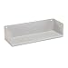 Buddy Products 1121-32 One-tier recycled steel book rack without dividers, platinum