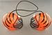 Official NFL National Football League Licensed Team Helmet Mirror Danglers - Cincinnati Bengals Image