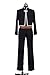 Ya-cos Fullmetal Alchemist Edward Elric Cosplay Costume Red Coat/Cape Black Suit Jacket