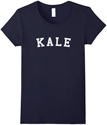 Women's Kale University T Shirt Medium Navy