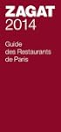 Guide des restaurants de Paris 2013-2014