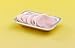 Sliced Ham in a Butchers Tray - Dollhouse Miniature