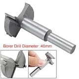 Buy 40mm Woodworking Drilling Hinge Boring Bit Tip Gray by uxcell