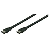 LogiLink e-SATA Kabel extern mit Sicherungslasche 1m schwarz