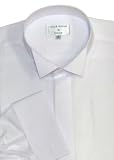 White Plain Wing Collar Shirt For Weddings & Proms - All Sizes