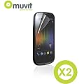 Muvit- Set de dos protectores pantalla samsung galaxy nexus muvit
