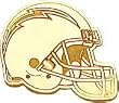 14K Gold NFL San Diego Chargers Football Helmet Tie Tac