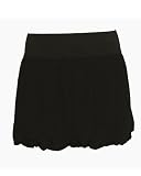 Black Bubble Mini Skirt 3 Inch Elastic Waist Band