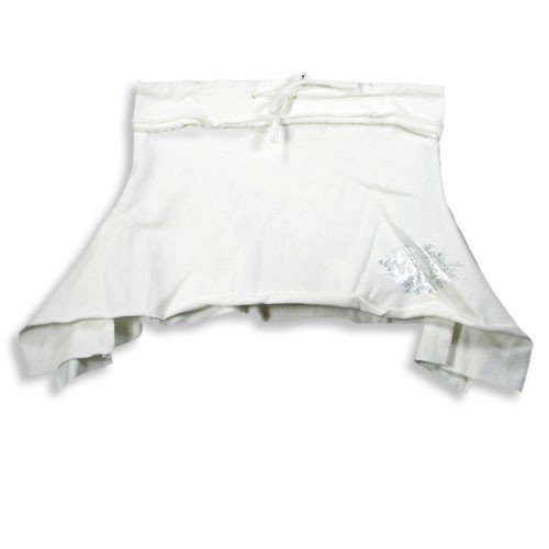 575 Denim - Girls Knit Skirt, Ivory (Size 7)
