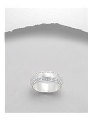 CZ Ring In 92.5 Sterling Silver