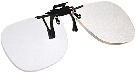 Magna Flip Clip on Flip up and Down Reader Magnifiers, Converts Distance Glasses and Sunglasses Into Reading and Computer Glasses, +3.50 Power by VS Eyewear