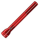 4 D Cell LED Flashlight, Red