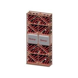 Vinotemp RACK-2DBCD-PR Double Diamond-Case Bin Combo Rack