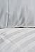 Egyptian Cotton 400 Thread Count Pillowcases Set Stripe White Standard - fits 20x26