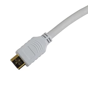 4 foot High Speed HDMI Cable, 28 AWG, White, Tartan Cable brand