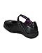School Rider AI90 Leatherette Butterfly Mary Jane Velcro Strap School Uniform Shoes (Toddler/ Little Girl/ Big Girl) - Black