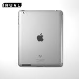 iPad 2 専用 スマート カバー 対応 マット タイプ ハード ケース for iPad2 IRUAL シースルー ホワイト IRIPD210-SWH
