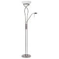 Luxor Spiral Torchiere Floor Lamp with Side Light