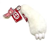 Gloomy Bear White Paw with White Nails Plush Keychain Strap