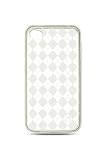 GTMax Clear Plaid Checker Gel Skin Cover Case for Apple iPhone 4 4G 16GB / 32GB 4th Generation
