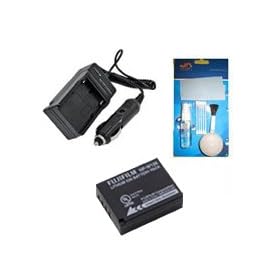 Superior Quality Replacement Battery PLUS Mini Battery Travel Charger for Specific Digital Camera and Camcorder Models / Compatible with FUJIFILM NP-W126, NPW126, FinePix: HS30EXR, HS33EXR, X-Pro1 Charges with Intelligent Charge Technology - Includes Car Adapter and Camera/Lens Cleaning Kit