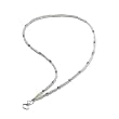 Silver Drop Lanyard