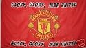 MANCHESTER UNITED F.C. 5FT X 3FT GLORY GLORY FLAG