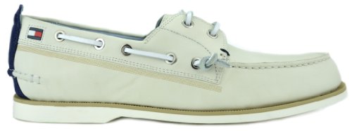 Tommy Hilfiger Ally Mens Boat Shoes White/Multi Leather TMAlly