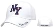 NEW YORK - NY - City-series - All Over Print - White Baseball Cap / Hat One Size Fits Most