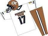 Georgia Tech Yellow Jackets Youth NCAA Team Helmet and Uniform Set by Franklin Sports (Small)