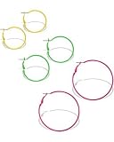 KIRRA Neon Trio Hoop Earrings
