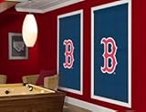 Boston Red Sox MLB Roller Window Shades up to 90'' x 108''