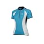 Descente Womens Cycling Aria Jersey, Caribbean Blue, Medium