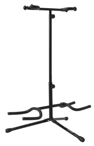 Jamstands by Ultimate JS-TG102 Qualitäts Gitarrenständer 2-fach, schwarz