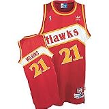 Adidas Atlanta Hawks Dominique Wilkins Youth (Sizes 8-20) Soul Swingman Road Jersey Small