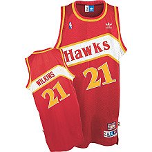 Adidas Atlanta Hawks Dominique Wilkins Youth (Sizes 8-20) Soul Swingman Road Jersey Small