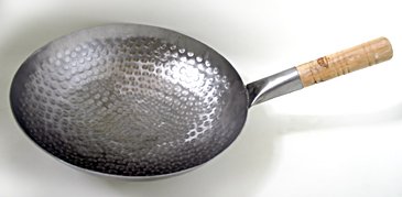 16 inch Carbon Steel Pow Wok (hand hammered)