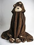 Animal hooded towel - bear Pickles