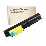 Superb Choice New Laptop Replacement Battery for IBM ThinkPad R61 T61 R61i T60 R60 (14-Inch Wide) Replacement for 42T5225 42T5227 42T5228 42T5262 42T5264 42T5229 41U3196 41U3198, 4 Cells