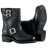 River Road Women's Twin Buckle Engineer Boots - 7.5/Black