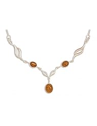 MMA Silver - 17 inch Baltic Amber Necklace