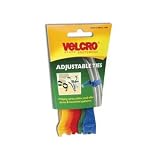 Velcro Adjustable Ties (5) 12mm x 20cm Multiby Velcro