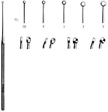Moore Medical Buck Curette Straight Sharp #1
