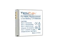 TechFuel® Battery for Canon PowerShot SD1100 IS Digital Camera