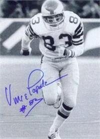Vince Papale autographed 8x10 photo Philadelphia Eagles Invincible