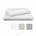 Linenspa Brushed Microfiber Ultra Soft Bed Sheet Set - Wrinkle Resistant - Queen Pillowcases - Set of 2 - White