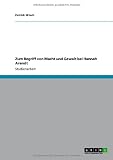 Produkt-Bild: Zum Begriff von Macht und Gewalt bei Hannah Arendt