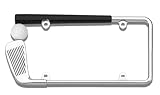 Cruiser Accessories Golf Club Chrome Painted License Plate Frame