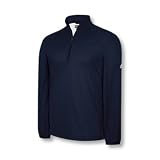 Adidas 2008 Boys ClimaProof Half-Zip Golf Wind Shirt (Navy/Sterling - S)